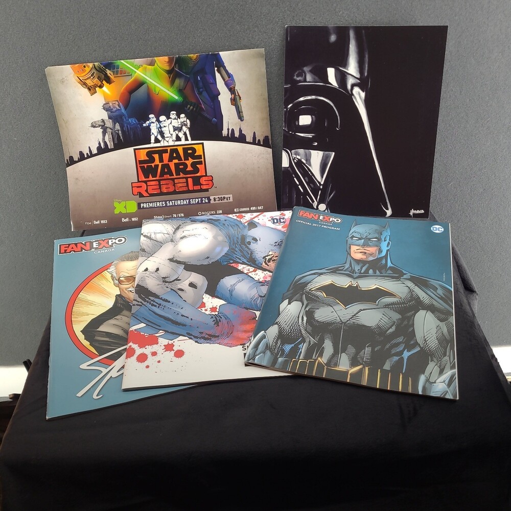 Fan Expo Canada Program Guide Lot 2016 2017 Star Wars Rebels Poster Art Prints